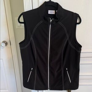 Chico’s Zenergy Black Sleeveless Golf Vest